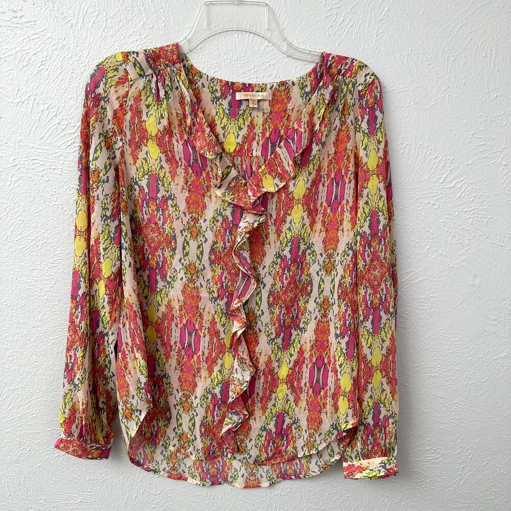 Skies Are Blue Colorful Blouse